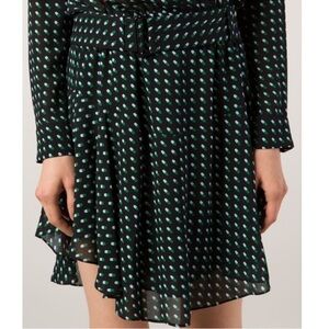 A.L.C. - Happy Pill Print Silk Skirt